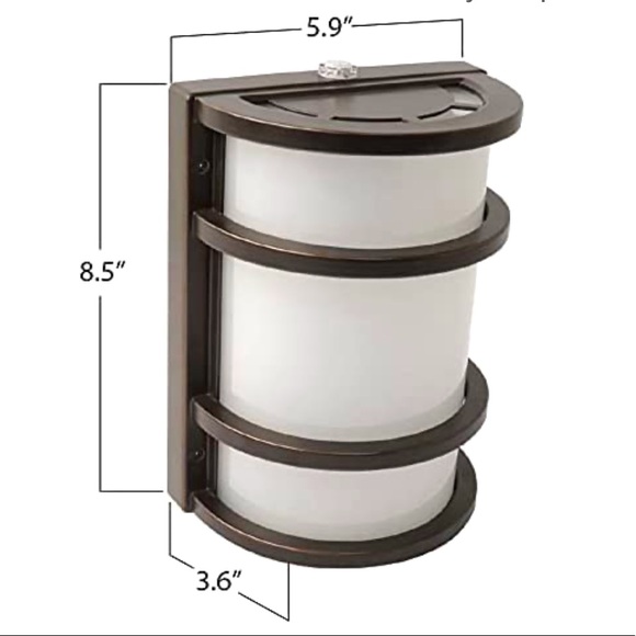 Feit Outdoor Security Dusk/Dawn Photocell Sensor Integrated LED Wall Pack Light - Picture 3 of 5